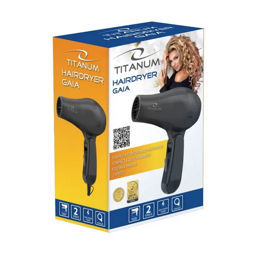 TITANUM TBH003K Hair dryer Black 750 W - HairdryersAGD-SUS<<<Home Appliance - ProductsAGD<<<ActionPL