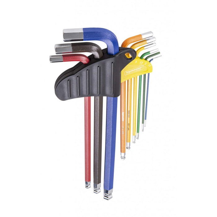 HEXAGON COLORED LONG 9PCS TMP