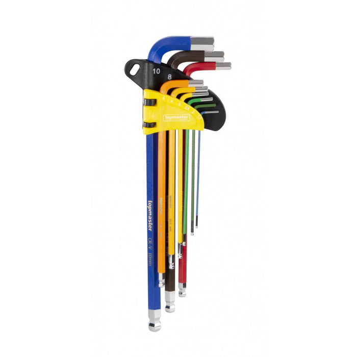 HEXAGON COLORED LONG 9PCS TMP