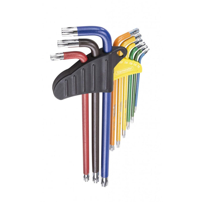 HEXAGON COLORED LONG TORX 9PCS TMP