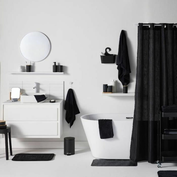 Bath Set TODAY HOY Black Plastic Modern (6 Units)