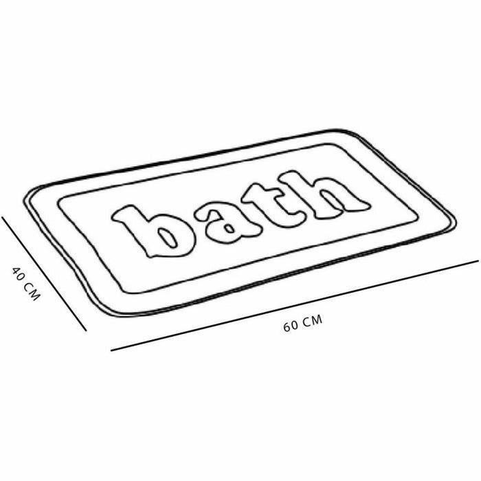 Non-Slip Bath Mat TODAY UTILITY Green 40 x 60 cm