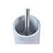 Toilet Brush DKD Home Decor Grey Silver Stainless steel Cement Scandi 10 x 10 x 40 cm - Баня<<<Дом