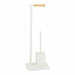 Toilet Paper Holder with Brush Stand Andrea House ba72127 Metal - Аксесоари и кранчета<<<Баня<<<Дом Градина<<<BigBuy