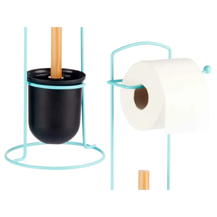 Toilet Roll Holder Berilo Blue 17 x 57 x 16,5 cm (6 Units) - Баня<<<Дом Градина<<<BigBuy&&&Аксесоари и