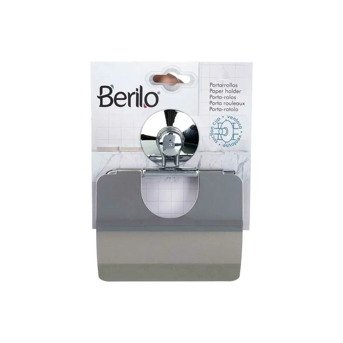 Toilet Roll Holder Berilo Metal Steel ABS 13,5 x 17 x 3 cm (12 Units) - Баня<<<Дом Градина<<<BigBuy&&&Аксесоари и