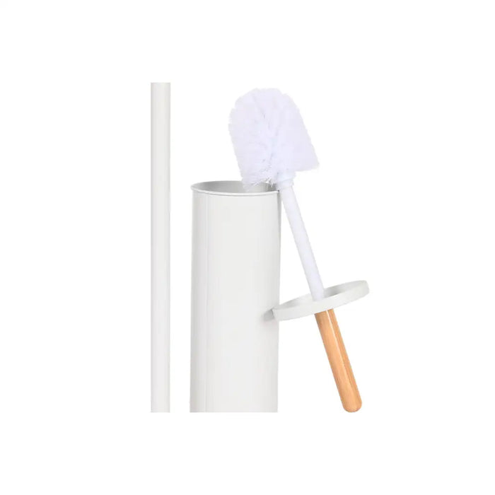 Toilet Roll Holder Home ESPRIT White Natural Metal Bamboo 22 x 16 x 68 cm - Баня<<<Дом Градина<<<BigBuy&&&Аксесоари и