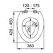 TOILET SEAT FOR CHILDREN AND ADULTS SANITA PLASTIC - Тоалетни седалки<<<Санитарна керамика и