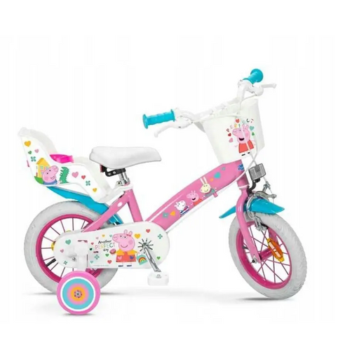 TOIMSA children’s bicycle 12’’ Swinka Peppa pink - Children’s bicyclesSRE-ROW<<<(Games and toys) Sports
