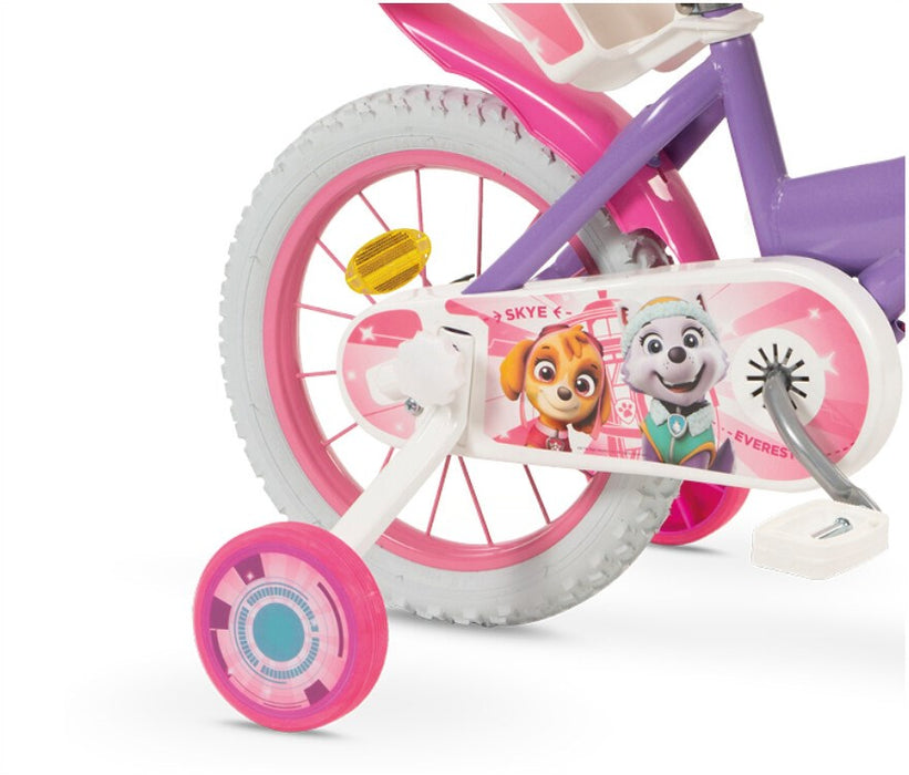 Children's Bike 14" Paw Patrol Purple 1480 Girl TOIMSA