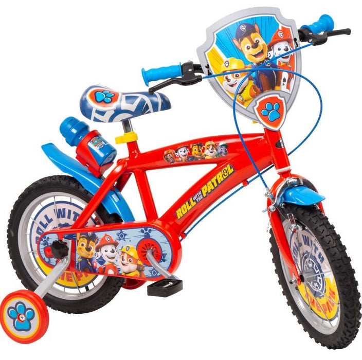 Children's Bike 14" Paw Patrol Red 1478 Boy NEW TOIMSA