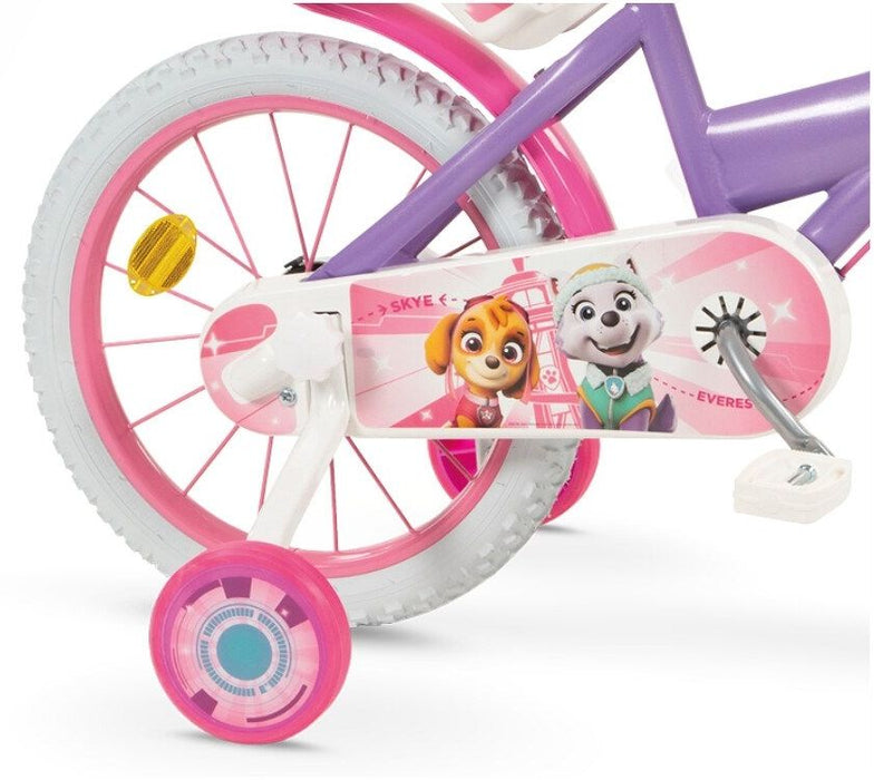 Children's Bike 16" Paw Patrol Purple 1680 Girl TOIMSA