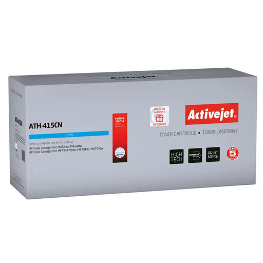 Toner Activejet ATH-415CN CHIP 2100 Pages Cyan - Оригинални тонери<<<Електроника Периферни и резервни части<<<Компютри|