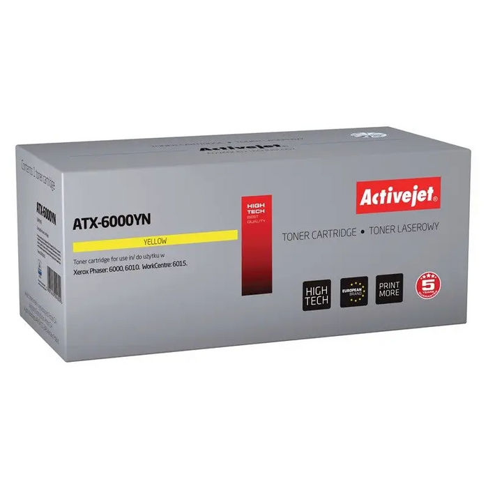 Toner Activejet ATX-6000YN Yellow - For Xerox printers (without head)TON-XEB<<<TonersTON<<<ActionPL&&&Електроника