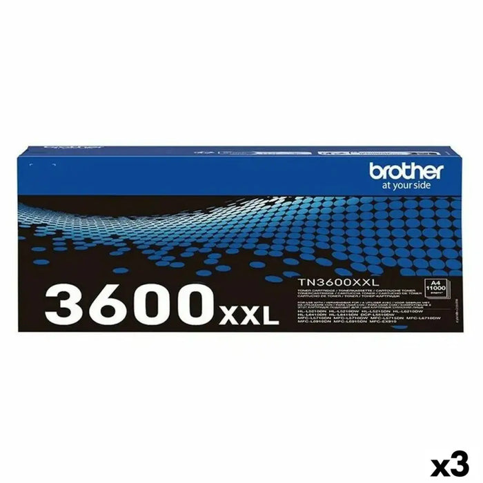 Toner Brother Black (3 Units) - Електроника Периферни и резервни части<<<Компютри| Електроника<<<BigBuy&&&Оригинални