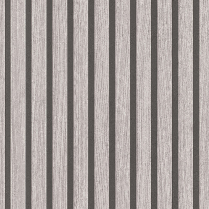 WALLPAPER DUPLEX TONI BAD STRIPE LIGHT GRAY VENEER
