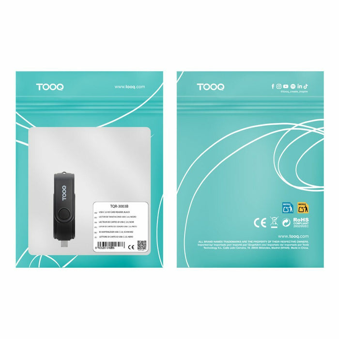 Card Reader TooQ TQR-3003B Black