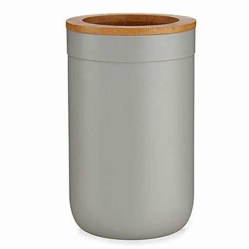Toothbrush Holder Berilo Brown Grey Bamboo polypropylene 7,7 x 11,5 x 7,7 cm (6 Units) - Баня<<<Дом