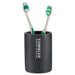 Toothbrush Holder Berilo Tumbler Grey Resin 7,5 x 10,2 x 7,5 cm (12 Units) - Баня<<<Дом Градина<<<BigBuy&&&Аксесоари и