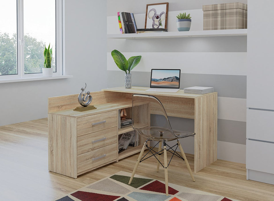 Topeshop DANY SONOMA KPL computer desk Oak colour