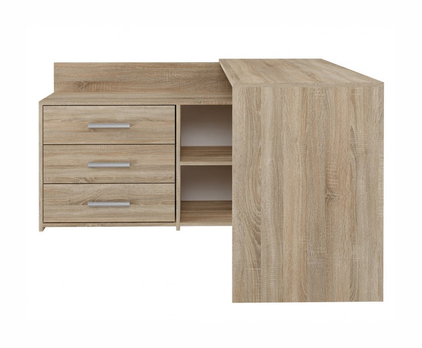 Topeshop DANY SONOMA KPL computer desk Oak colour