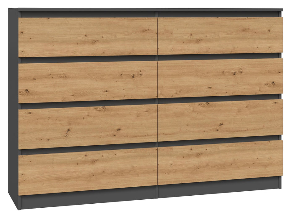 Topeshop M8 140 ANT/ART KPL chest of drawers
