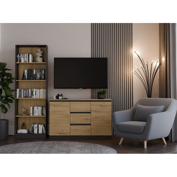 Topeshop 2D3S ANT/ART BA KPL chest of drawers