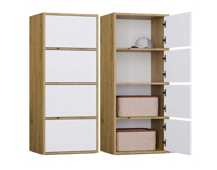 ALMA CHEST OF DRAWERS ARTISAN OAK/WHITE