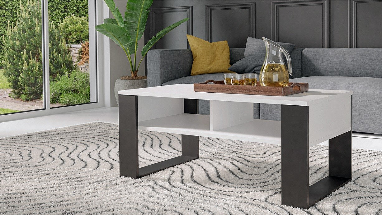 Topeshop MODERN 2P BIEL CZ coffee/side/end table Coffee table Rectangular shape 2 leg(s)