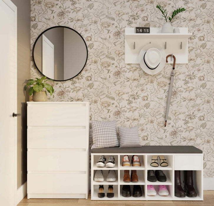 TALLIN shoe cabinet, white