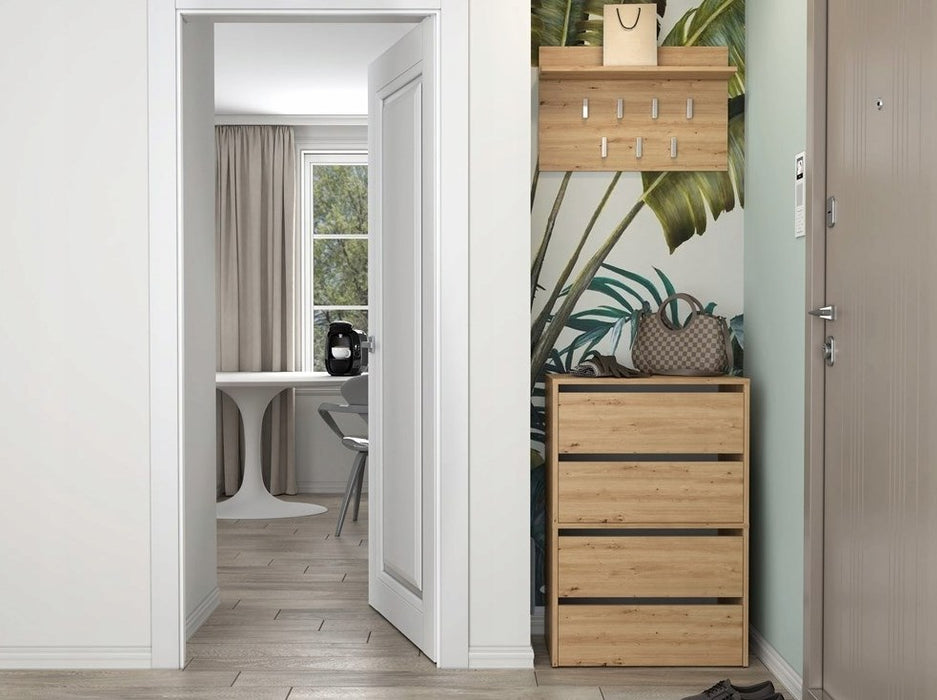 MODO X2 OAK ARTISAN SHOE CABINET
