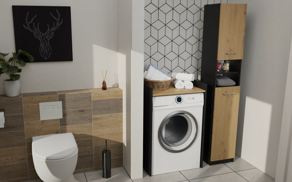 POLA NP ANTHRACITE/ARTISAN WASHING MACHINE CABINET