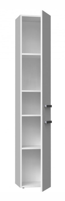 Bathroom cabinet NEL II 31x30x174 cm, matt white