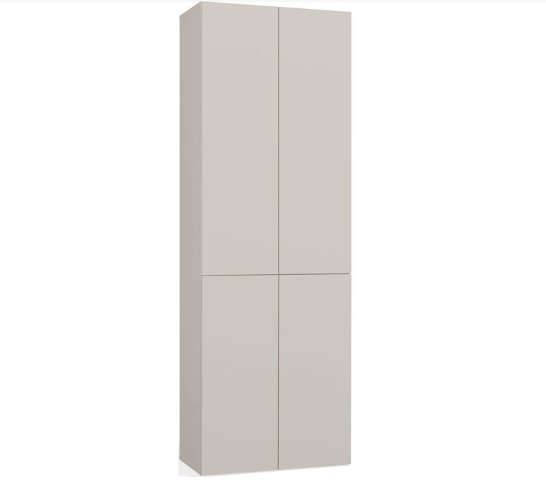 BATHROOM CABINET NEL DD 1K BASKET CASMERE COLOUR LONG DOORS