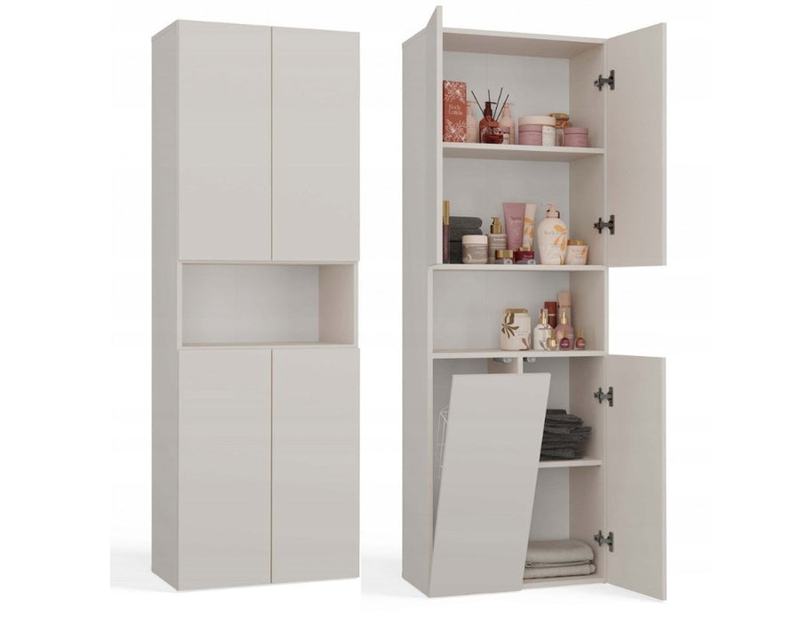 BATHROOM CABINET NEL DK 1K BASKET CASMERE COLOUR