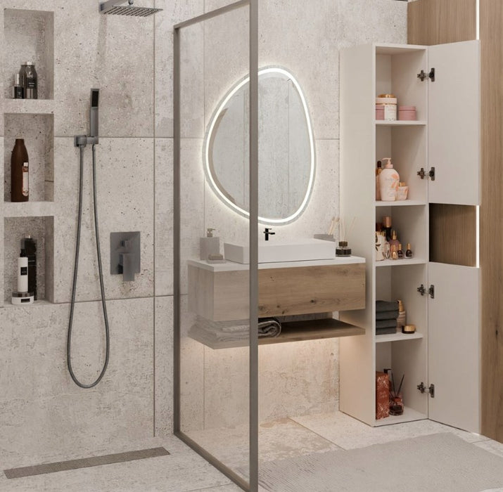 NEL BATHROOM POLE IN CASHMERE COLOUR