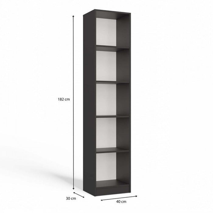 BOOKCASE 40 CM ANTHRACITE