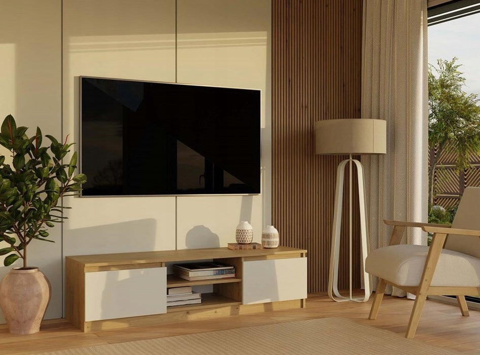 MALWA 140 TV cabinet, artisan oak/cashmere