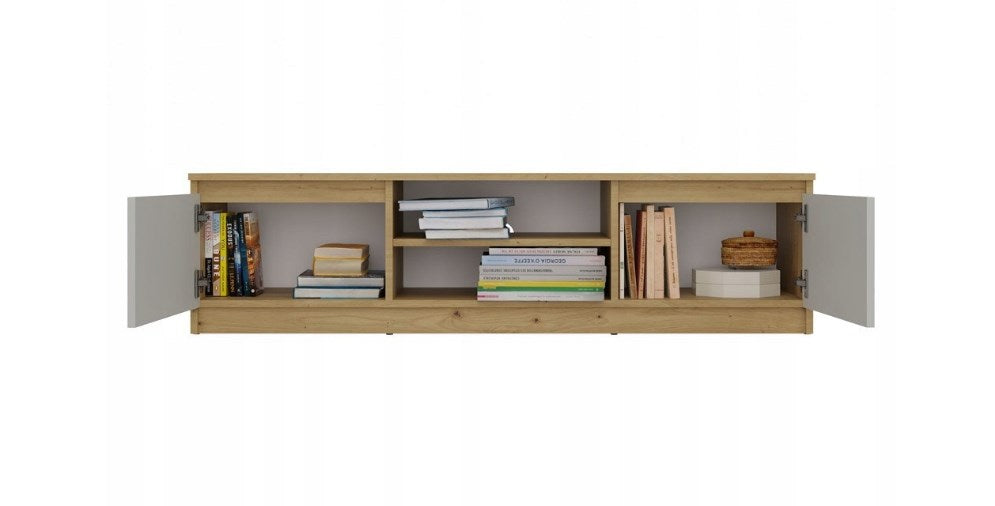 MALWA 140 TV cabinet, artisan oak/cashmere
