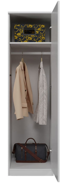 Topeshop SD-50 BIEL KPL bedroom wardrobe/closet 5 shelves 1 door(s) White