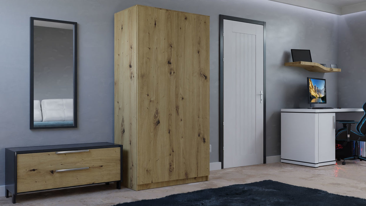 Wardrobe SD-90 Oak Artisan