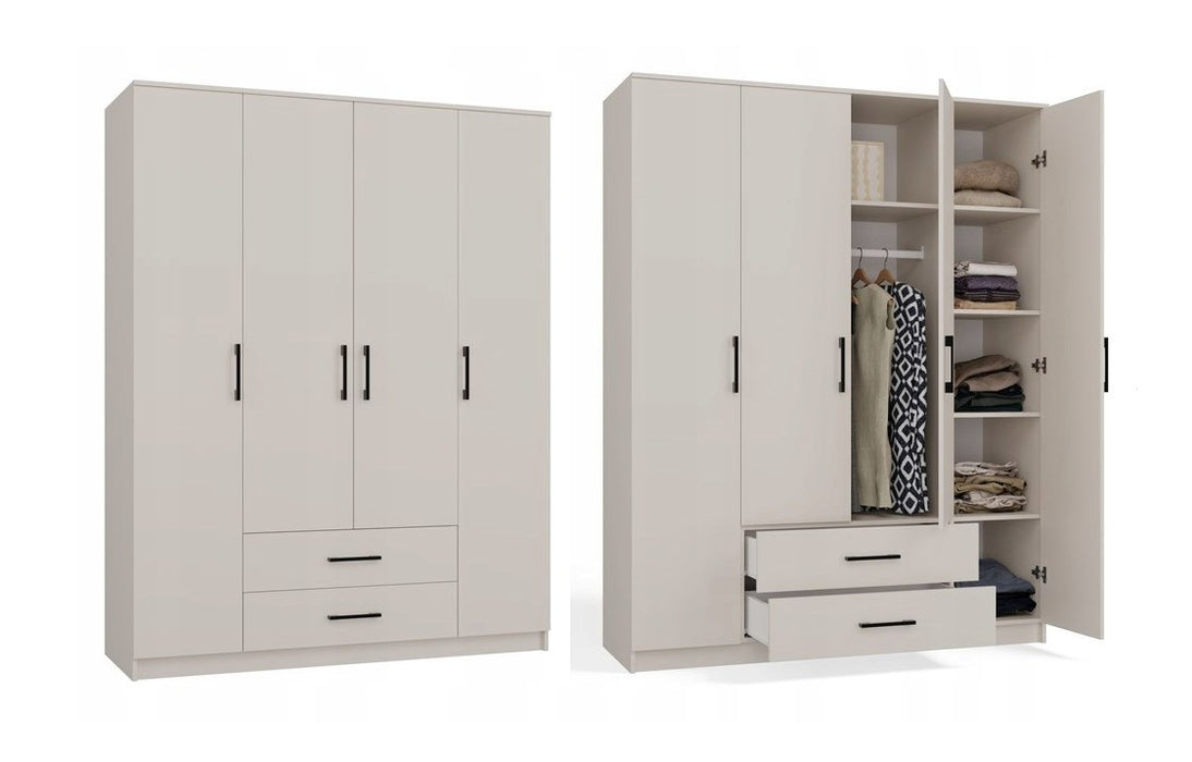 ROMANA wardrobe 160x205 Cashmere without mirror