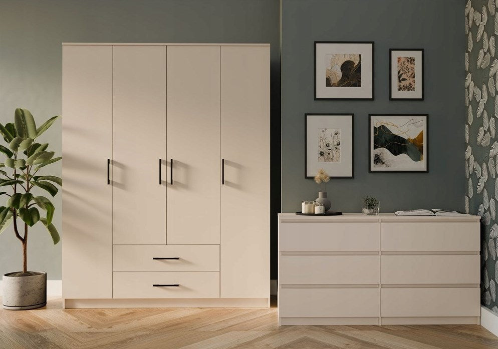 ROMANA wardrobe 160x205 Cashmere without mirror