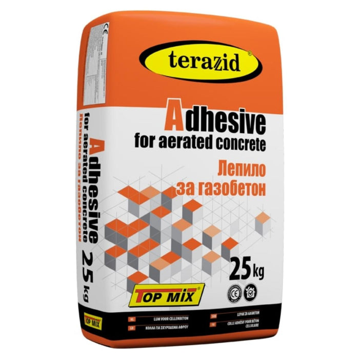 ADHESIVE FOR Aerated Concrete TOP MIX 25 KG