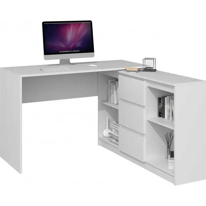 Topeshop BIURKO PLUS BIEL computer desk White - Modern desksBIR-NOW<<<DesksBIR<<<ActionPL