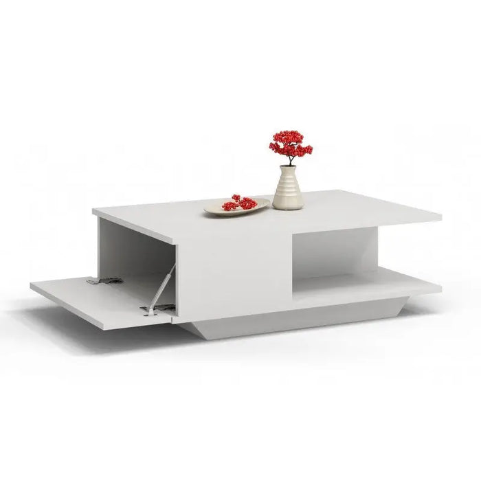 Topeshop DENVER BIEL coffee/side/end table Coffee table Free-form shape 1 leg(s) - Wooden benches