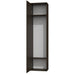 Topeshop DUO SZAFKA CZERŃ bedroom wardrobe/closet 2 shelves 1 door(s) Black - Openable
