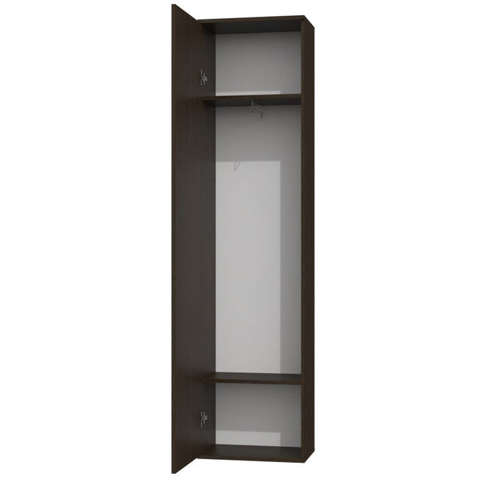 Topeshop DUO SZAFKA CZERŃ bedroom wardrobe/closet 2 shelves 1 door(s) Black - Openable