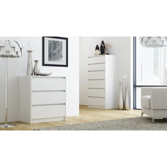 Topeshop K6 BIEL chest of drawers - Chests of drawers made of furniture boardKOY-ZPM<<<ChestsKOY<<<ActionPL