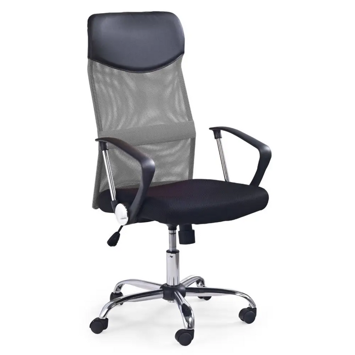 Topeshop KRZESŁO NEMO SZARE office/computer chair Padded seat Mesh backrest - Office